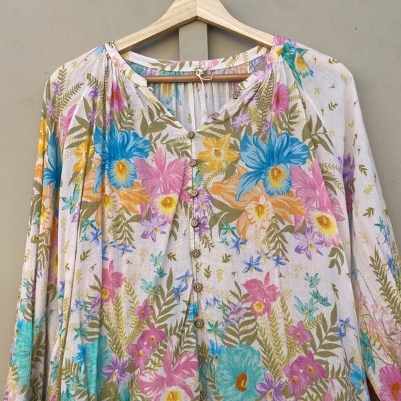 Spell Lei Lei Blouse Top Floral - Picture 2 of 11